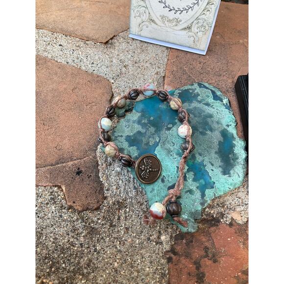 Hand Crafted Friendship Bracelet Jasper - Picture 3 of 10